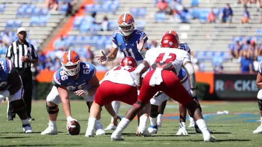 during the Gators' game against the Eastern Washington Eagles on Sunday, October 2, 2022 at Ben Hill Griffin Stadium in Gainesville, Fla. / UAA Communications photo by Jordan McKendrick