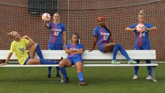 2022 Soccer Seniors - Francesca Faraci, Syd Kennedy, Alivia Gonzalez, Kouri Peace and Cameron Hall
