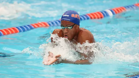 Julian Smith during the Gators' meet against the Arkansas Razorbacks and Nova Sharks on Friday, September 23, 2022 at the Stephen C. O?Connell Center Natatorium in Gainesville, FL / UAA Communications photo by Casey Cohrs