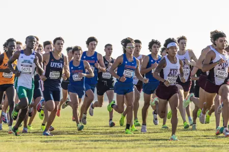 during the Arturo Barrios Invitational at Dale Watts XC Course in College Station Texas. Photo captured by Spencer Gnauck