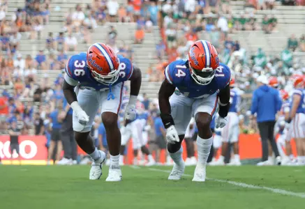 during the Gators' game against the South Florida Bulls on Saturday, September 17, 2022 at Ben Hill Griffin Stadium in Gainesville, Fla. / UAA Communications photo by Craig Haas