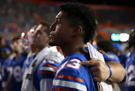 during the Gators' game against the South Florida Bulls on Saturday, September 17, 2022 at Ben Hill Griffin Stadium in Gainesville, Fla. / UAA Communications photo by MJ Holloway