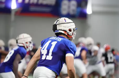 during the Gators' 15th day of practice on Monday, August 22, 2022 at the Sanders football practice fields in Gainesville, FL / UAA Communications photo by Isabella Marley