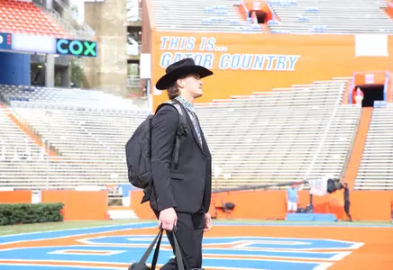 during the Gators' game against the Kentucky Wildcats on Saturday, September 10, 2022 at Ben Hill Griffin Stadium in Gainesville, Fla. / UAA Communications photo by Craig Haas