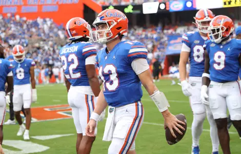 during the Gators' game against the Kentucky Wildcats on Saturday, September 10, 2022 at Ben Hill Griffin Stadium in Gainesville, Fla. / UAA Communications photo by Isabella Marley