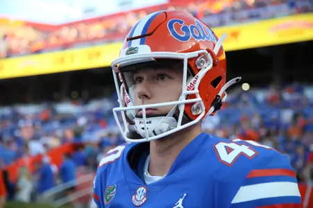 during the Gators' game against the South Florida Bulls on Saturday, September 17, 2022 at Ben Hill Griffin Stadium in Gainesville, Fla. / UAA Communications photo by Craig Haas