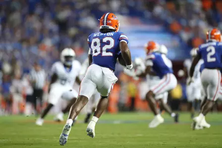 during the Gators' game against the Kentucky Wildcats on Saturday, September 10, 2022 at Ben Hill Griffin Stadium in Gainesville, Fla. / UAA Communications photo by Isabella Marley
