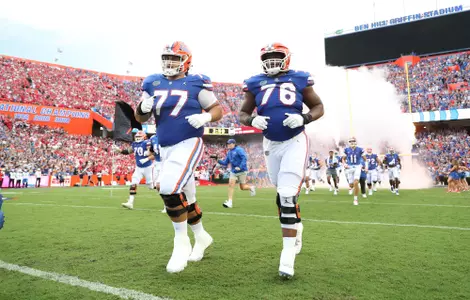 during the Gators' game against the Utah Utes on Saturday, September 3, 2022 at Ben Hill Griffin Stadium in Gainesville, Fla. / UAA Communications photo by Hannah White