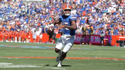 during the Gators' game against the Missouri Tigers on Saturday, October 8, 2022 at Ben Hill Griffin Stadium in Gainesville, Fla. / UAA Communications photo by Jordan McKendrick