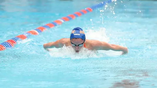Zoe Dixon during the Gators' meet against the Arkansas Razorbacks and Nova Sharks on Friday, September 23, 2022 at the Stephen C. O?Connell Center Natatorium in Gainesville, FL / UAA Communications photo by Casey Cohrs