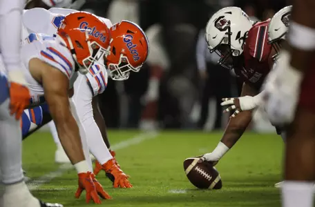 during the Gators' game against the South Carolina Gamecocks on Saturday, November 6, 2021 at Williams-Brice Stadium in Columbia, S.C. / UAA Communications photo by Courtney Culbreath