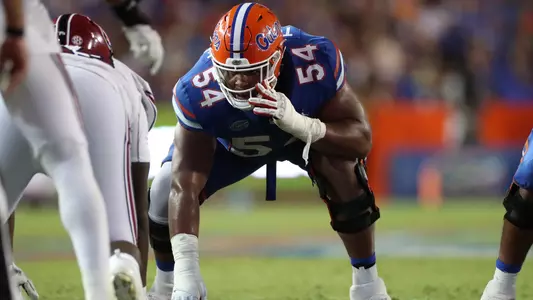 during the Gators' game against the South Carolina Gamecocks on Saturday, November 12, 2022 at Ben Hill Griffin Stadium in Gainesville, Fla. / UAA Communications photo by Maddie Washburn