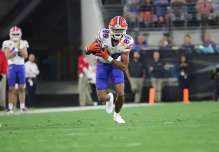 during the Gators' game against the Georgia Bulldogs on Saturday, October 29, 2022 at Ben Hill Griffin Stadium in Gainesville, Fla. / UAA Communications photo by Isabella Marley