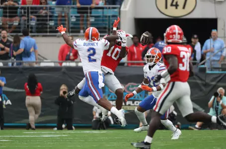 during the Gators' game against the Georgia Bulldogs on Saturday, October 29, 2022 at TIAA Bank Field in Jacksonville, Fla. / UAA Communications photo by Hannah White