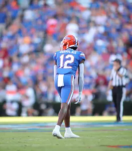 during the Gators' game against the South Carolina Gamecocks on Saturday, November 12, 2022 at Ben Hill Griffin Stadium in Gainesville, Fla. / UAA Communications photo by Isabella Marley