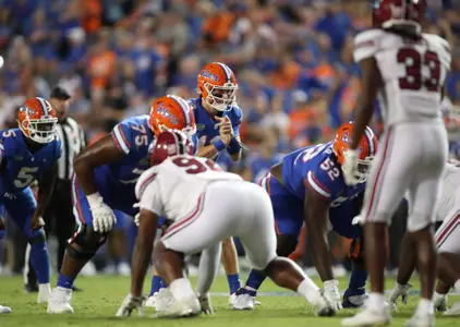 during the Gators' game against the South Carolina Gamecocks on Saturday, November 12, 2022 at Ben Hill Griffin Stadium in Gainesville, Fla. / UAA Communications photo by Isabella Marley