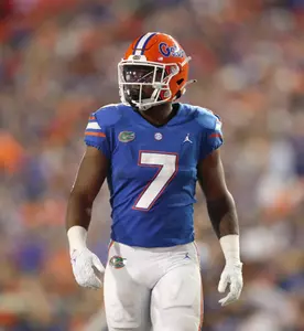 during the Gators' game against the LSU Tigers on Saturday, October 15, 2022 at Ben Hill Griffin Stadium in Gainesville, Fla. / UAA Communications photo by Isabella Marley