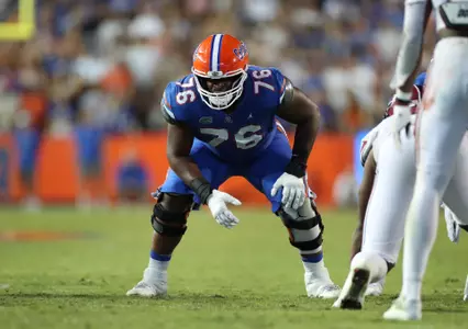 during the Gators' game against the South Carolina Gamecocks on Saturday, November 12, 2022 at Ben Hill Griffin Stadium in Gainesville, Fla. / UAA Communications photo by Maddie Washburn