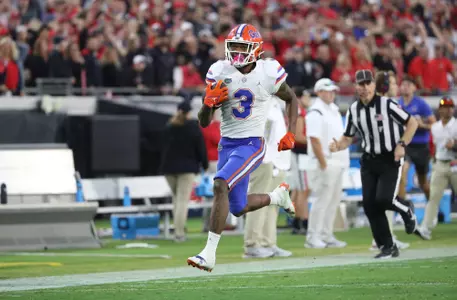 during the Gators' game against the Georgia Bulldogs on Saturday, October 29, 2022 at TIAA Bank Field in Jacksonville, Fla. / UAA Communications photo by Hannah White