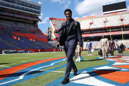 during the Gators' game against the South Carolina Gamecocks on Saturday, November 12, 2022 at Ben Hill Griffin Stadium in Gainesville, Fla. / UAA Communications photo by Hannah White