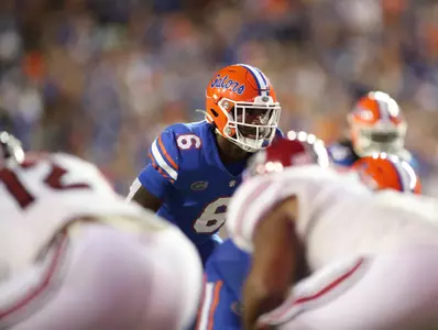 during the Gators' game against the South Carolina Gamecocks on Saturday, November 12, 2022 at Ben Hill Griffin Stadium in Gainesville, Fla. / UAA Communications photo by Isabella Marley