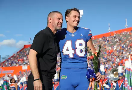 during the Gators' game against the South Carolina Gamecocks on Saturday, November 12, 2022 at Ben Hill Griffin Stadium in Gainesville, Fla. / UAA Communications photo by Hannah White