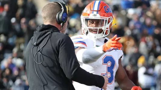 during the Gators' game against the Vanderbilt Commodores on Saturday, November 19, 2022 at FirstBank Stadium in Nashville, Tenn. / UAA Communications photo by Maddie Washburn