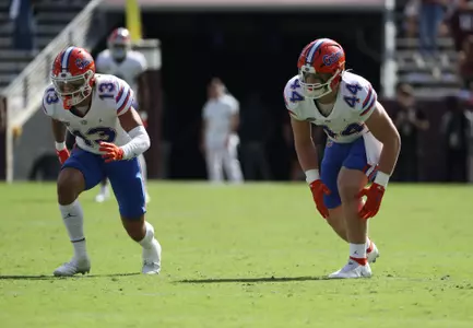 during the Gators' game against the Texas A&M Aggies on Saturday, November 5, 2022 at Kyle Field in College Station, TX / UAA Communications photo by Hannah White