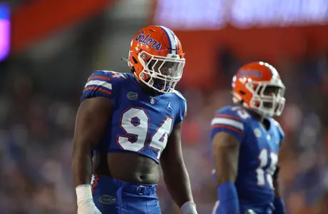 during the Gators' game against the South Carolina Gamecocks on Saturday, November 12, 2022 at Ben Hill Griffin Stadium in Gainesville, Fla. / UAA Communications photo by Isabella Marley