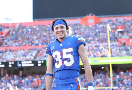 during the Gators' game against the South Carolina Gamecocks on Saturday, November 12, 2022 at Ben Hill Griffin Stadium in Gainesville, Fla. / UAA Communications photo by Isabella Marley