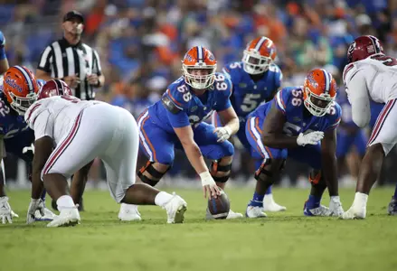 during the Gators' game against the South Carolina Gamecocks on Saturday, November 12, 2022 at Ben Hill Griffin Stadium in Gainesville, Fla. / UAA Communications photo by Isabella Marley