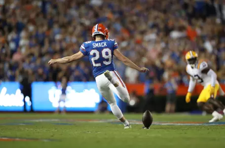 during the Gators' game against the LSU Tigers on Saturday, October 15, 2022 at Ben Hill Griffin Stadium in Gainesville, Fla. / UAA Communications photo by Maddie Washburn