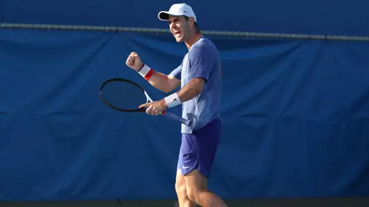 during the Gators' Invitational on Saturday, November 5, 2022 at Linder Stadium at Ring Tennis Complex in Gainesville, FL / UAA Communications photo by Jashari Blige