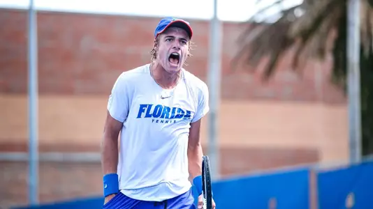 Nate Bonetto hyped at the Gator Fall Invite