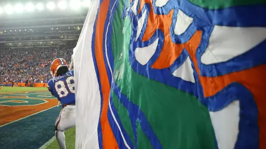 during the Gators' game against the Utah Utes on Saturday, September 3, 2022 at Ben Hill Griffin Stadium in Gainesville, Fla. / UAA Communications photo by Emma Bissell