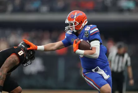 during the Gators? game against the Oregon State Beavers at the Las Vegas Bowl on Saturday, December 17, 2022 at Allegiant Stadium in Las Vegas, Nev. / UAA Communications photo by Jordan Herald