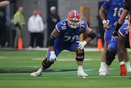 during the Gators' game against the Oregon State Beavers at the Las Vegas Bowl on Saturday, December 17, 2022 at Allegiant Stadium in Las Vegas, Nev. / UAA Communications photo by Hannah White