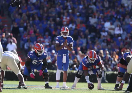during the Gators' game against the Florida State Seminoles on Saturday, November 27, 2021 at Ben Hill Griffin Stadium in Gainesville, Fla. / UAA Communications photo by Alex Rodriguez
