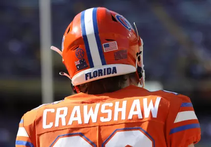 during the Gators' game against the LSU Tigers on Saturday, October 16, 2021 at Tiger Stadium in Baton Rouge, La. / UAA Communications photo by Isabella Marley