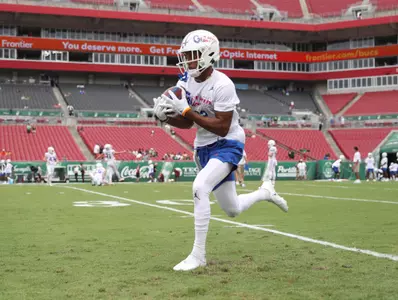 during the Gators' game against the USF Bulls on Saturday, September 11, 2021 at Raymond James Stadium in Tampa, Fla. / UAA Communications photo by Hannah White