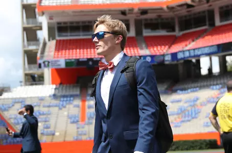 during the Gators' game against the Alabama Crimson Tide on Saturday, September 18, 2021 at Ben Hill Griffin Stadium in Gainesville, Fla. / UAA Communications photo by Isabella Marley