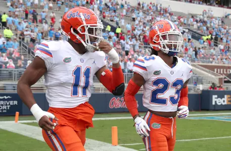 during the Gators' game against the Ole Miss Rebels on Saturday, September 26, 2020 at Vaught-Hemingway Stadium in Oxford, Miss. / UAA Communications photo by Courtney Culbreath