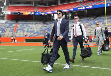 during the Gators' game against the Tennessee Volunteers on Saturday, September 25, 2021 at Ben Hill Griffin Stadium in Gainesville, Fla. / UAA Communications photo by Jordan McKendrick