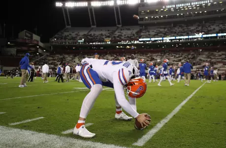 during the Gators' game against the South Carolina Gamecocks on Saturday, November 6, 2021 at Williams-Brice Stadium in Columbia, S.C. / UAA Communications photo by Chris Kim