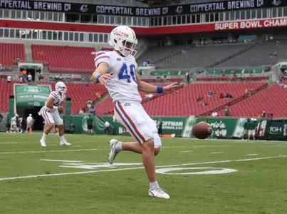 during the Gators' game against the USF Bulls on Saturday, September 11, 2021 at Raymond James Stadium in Tampa, Fla. / UAA Communications photo by Hannah White