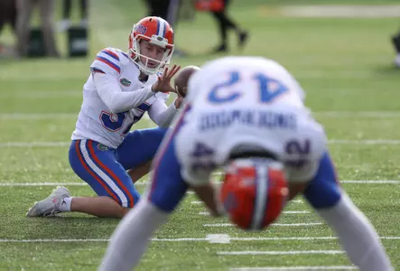 during the Gators' game against the Missouri Tigers on Saturday, November 20, 2021 at Memorial Stadium/Faurot Field in Gainesville, Fla. / UAA Communications photo by Tim Casey