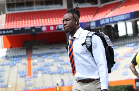during the Gators' game against the Alabama Crimson Tide on Saturday, September 18, 2021 at Ben Hill Griffin Stadium in Gainesville, Fla. / UAA Communications photo by Isabella Marley