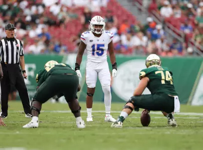 during the Gators' game against the USF Bulls on Saturday, September 11, 2021 at Raymond James Stadium in Tampa, Fla. / UAA Communications photo by Hannah White