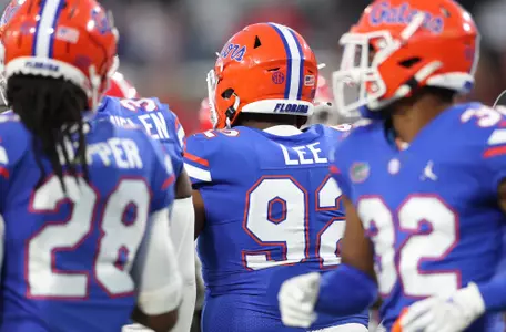 during the Gators' game against the Georgia Bulldogs on Saturday, October 30, 2021 at TIAA Bank Field in Jacksonville, FL / UAA Communications photo by Isabella Marley