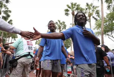 during the Gators' Orange and Blue game on Thursday, April 14, 2022 at Ben Hill Griffin Stadium in Gainesville, Fla. / UAA Communications photo by Chloe Hyde